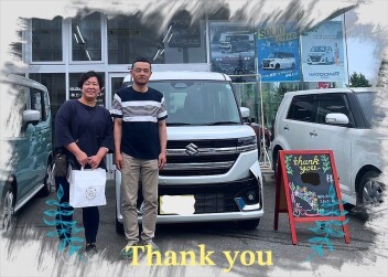N様　新車ｽﾍﾟｰｼｱｶｽﾀﾑご納車おめでとうございます！
